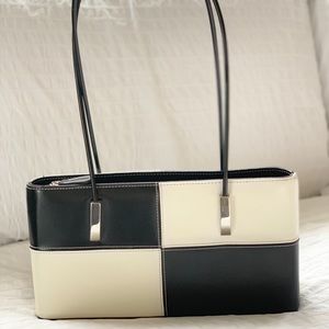 Black & White/Cream Purse